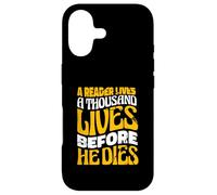 A Reader Lives A Thousand Lives Bookworm Literature Reading Case for iPhone 17