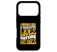 A Reader Lives A Thousand Lives Bookworm Literature Reading Case for iPhone 17 Pro