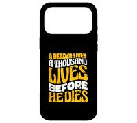 A Reader Lives A Thousand Lives Bookworm Literature Reading Case for iPhone 17 Pro Max