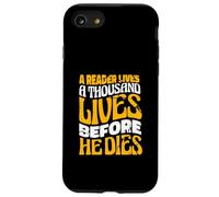 A Reader Lives A Thousand Lives Bookworm Literature Reading Case for iPhone SE (2020) / 7/8