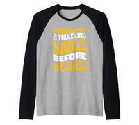 A Reader Lives A Thousand Lives Bookworm Literature Reading Raglan Baseball Tee