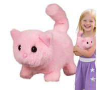 A Real Robot Cat | Plush Electronic Cat Robot Toy - Interactive Electronic Animal Kitten Toy for Children Boy Girls Toddler Kid