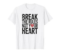 A Rebel's Heart Break Rules Not Your Heart Lover Valentines T-Shirt