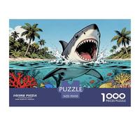 A Reef Shark Jigsaw Puzzle Waterproof 1000 Piece Puzzles for Adults Gifts Colourful Challenging Games