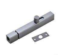 A Reliable Heavy Duty Door Bolt System Made from Nickel Plated Aluminum Alloy (Gray)
