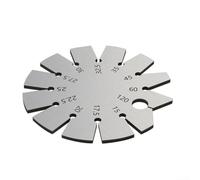 A reliable stainless steel bevel gauge tool perfect for quick angle measurements spanning from fifteen degrees through one hundred twenty degrees