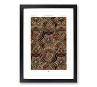 A Renaissance Pattern by Albert Racinet Framed Print | A2 Black Framed Wall Art | Ready to Hang | Modern Fantasy Picture | Living Room Bedroom Lounge Office