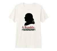 A Republic If You Can Keep It Ben Franklin Quote Premium T-Shirt