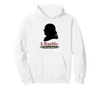 A Republic If You Can Keep It Ben Franklin Quote Pullover Hoodie