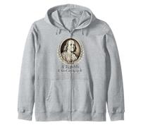 A Republic If You Can Keep It Ben Franklin Quote Zip Hoodie