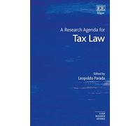 A Research Agenda for Tax Law (Elgar Research Agendas)