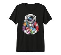 A Retro Cosmic Lapidary Rockhound and Vivid Space Mineral Premium T-Shirt
