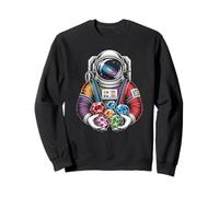 A retro cosmic lapidary rockhound and vivid space mineral Sweatshirt