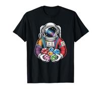 A Retro Cosmic Lapidary Rockhound and Vivid Space Mineral T-Shirt
