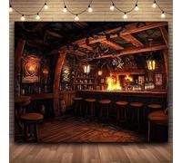 A retro tavern photography background - country-style party decoration nautical decoration