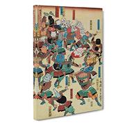 A Riot of Samurai by Tsukioka Yoshitoshi Canvas Print | Gallery Wrapped 30mm Frame Wall Art | 30x20 inches | Ready to Hang | Modern Picture | Living Room Bedroom Lounge Office
