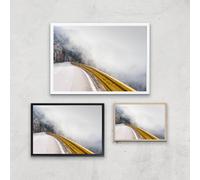 A Road Less Traveled Giclee Art Print - A2 - White Frame