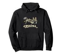 A Roadrunner Bird Running Through The Arizona Desert Vintage Pullover Hoodie
