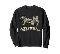 A Roadrunner Bird Running Through The Arizona Desert Vintage Sweatshirt