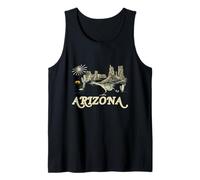 A Roadrunner Bird Running Through The Arizona Desert Vintage Tank Top
