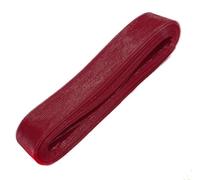 A Roll of 20m Polyester Stiff Horsehair Braid Mesh Netting Ribbons for Hem Boning Sewing Millinery Crinoline CRIN Fascinator Making Trimmings - 5cm Wide (Burgundy/Deep Red)