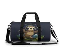 A Running Sloth Moonnight Gym Bag Travel Duffel for Men Women
