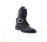 A.S. 98 Faust Womens Black Leather Zipper Casual Dress Boots