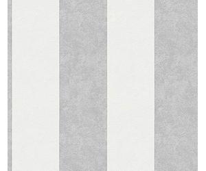 A.S. Création 10.05 m x 53 cm Cream Grey White Made in Germany 329902 32990-2, Vinyl