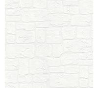 A.S. Creation 2040-42 10.05 x 0.53 m Brick Wallpaper - White