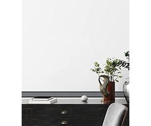 A.S. Création 383921 Modern Self-Adhesive Border Black Silver Meander Metallic 5.00 m x 0.10 m Made in Germany