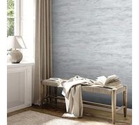 A.S. Création 390413 Wallpaper Plaster Look Grey Silver Terra - Non-Woven Wallpaper Stone Wall - 10.05 m x 0.53 m Made in Germany