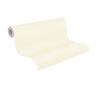 A.S. Création 393414 Wallpaper White High-Quality Plain Non-Woven Wallpaper for Bedroom 10.05 m x 0.53 m Made in Germany