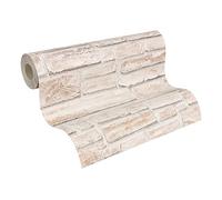 VINYL TEXTURED LARGE STONE BRICK WALL FEATURE WALLPAPER A.S.CREATION 6621-25