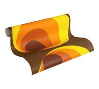 A.S. Creation 701312 Retro Wallpaper Yellow, Orange, Red, Brown 70s Vintage, 7013-12, 1'8'' x 32'11