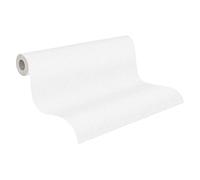 A.S. Création 953461 Wallpaper, Paintable White, 25,00 m x 1,06 m