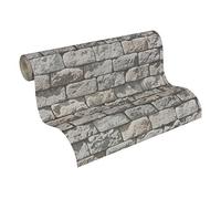 A.S. Creation 95834-1 10.05 x 0.53 m Stone/Brick Wallpaper - Grey