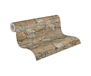 A.S. Creation 95863-1 10.05 x 0.53 m Stone Wallpaper - Brown