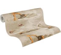 A.S. Creation A.s. Création Children's Wallpaper For Boys - Digger Wallpaper Beige Yellow Playroom - Made In Germany 362712