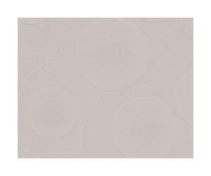 A.S. Creation Abstract Flower Pattern Circle Motif Modern Glitter Wallpaper in Taupe A.S. Creation Taupe
