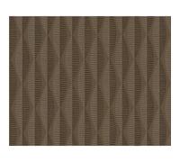 A.S. Creation Abstract Leaf Pattern Geometric Stripe Motif Textured Wallpaper in Brown A.S. Creation Brown