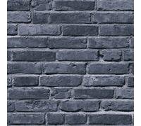 A.S. Creation Anthracite And Grey Kids Brick & Stone Effect Non Woven Wallpaper 10.05M X 53Cm For Children's Bedroom And Playroom