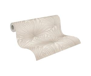 A.S. Création Antigua 390902 Floral Non-Woven Wallpaper 10.05 m x 0.53 m Made in Germany Grey/White
