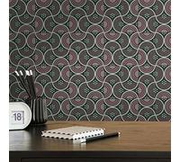 A.S. Création Architects Paper Art of Eden 390611 Non-Woven Wallpaper Red Green Black 10.05 m x 0.53 m Made in Germany