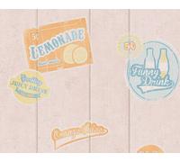 A.S. Creation Beige Cream Wood Panel Ads Wall Effect Feature Wallpaper A.s.creation 94289-2