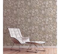 Galerie Bricks and More Stone Wall Wallpaper Galerie Wallcoverings Light Stone 10050mm x 530mm