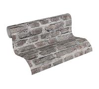 A.S. Creation Bude Brick Effect Wallpaper 36139-3 Grey/Black