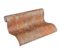 A.S. Creation Bude Industrial Faux Rust Effect Wallpaper 36118-2 Copper/Brown