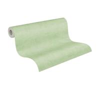 A.S. Création Children's Room Wallpaper Lilly & Luis Strong Non-Woven Wallpaper Single Colour - 10,05 m x 0,53 m - Green - Made in Germany - 771788