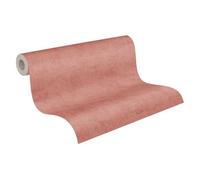 A.S. Création Children's Wallpaper Lilly & Luis Single-Colour, Resistant Non-Woven Wallpaper - 10,05 m x 0,53 m - Red - Made in Germany - 771795