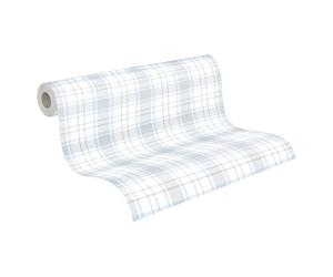 A.S. Création Childrens Wallpaper Little Love Non-Woven Wallpaper 10.05 m x 0.53 m Blue Grey White Made in Germany 381223 38122-3